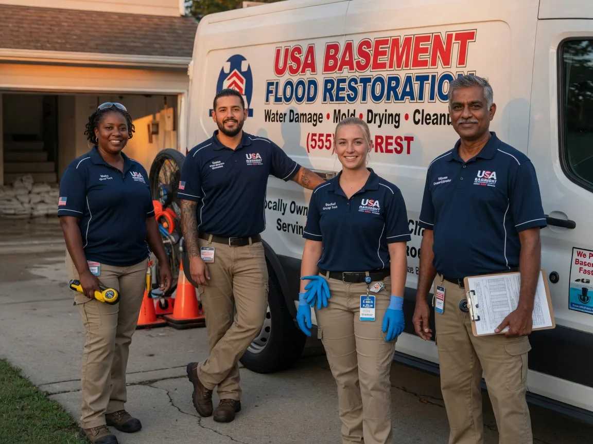 Basement Flood Cleanup company in Sarepta, LA